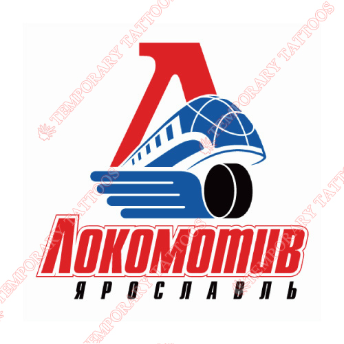 Lokomotiv Yaroslavl Customize Temporary Tattoos Stickers NO.7273